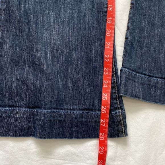 Vintage Calvin Klein Wide Leg Jeans Sz 10P - Picture 11 of 12